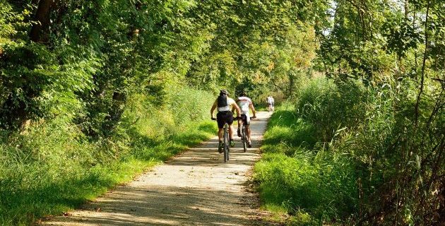 giro in bici del sentiero del CAI